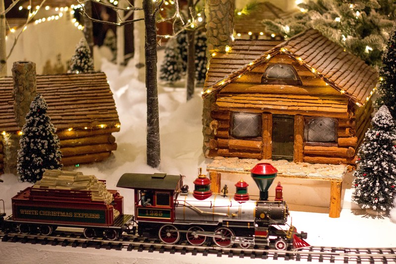 christmas gingerbread village 4k