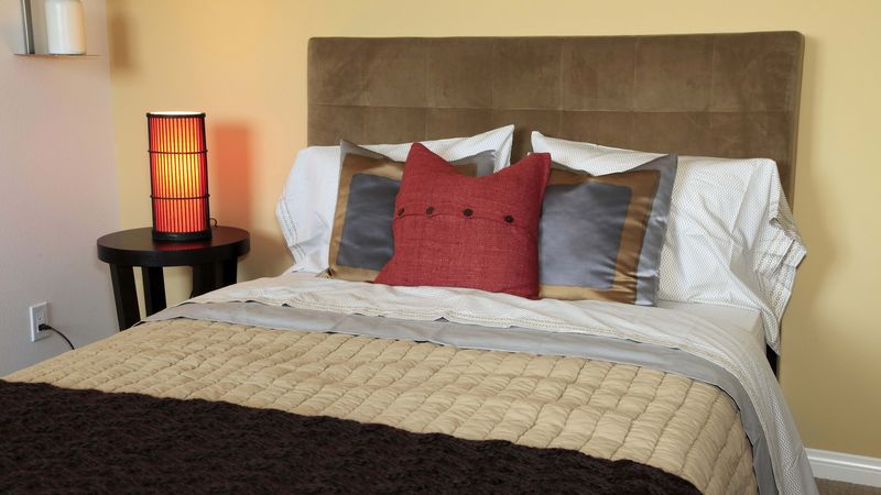 bed, blanket, style, 4k