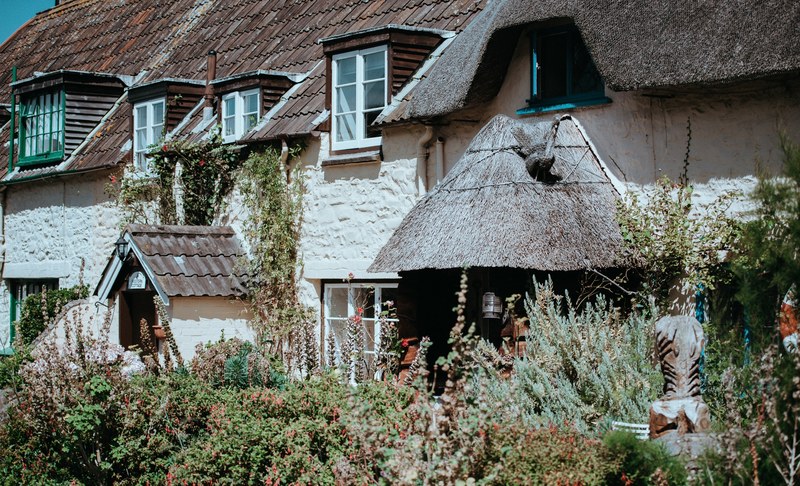 thatched cottages 4k