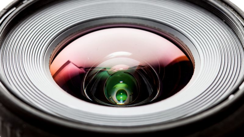 lens, glare, optics, 4k