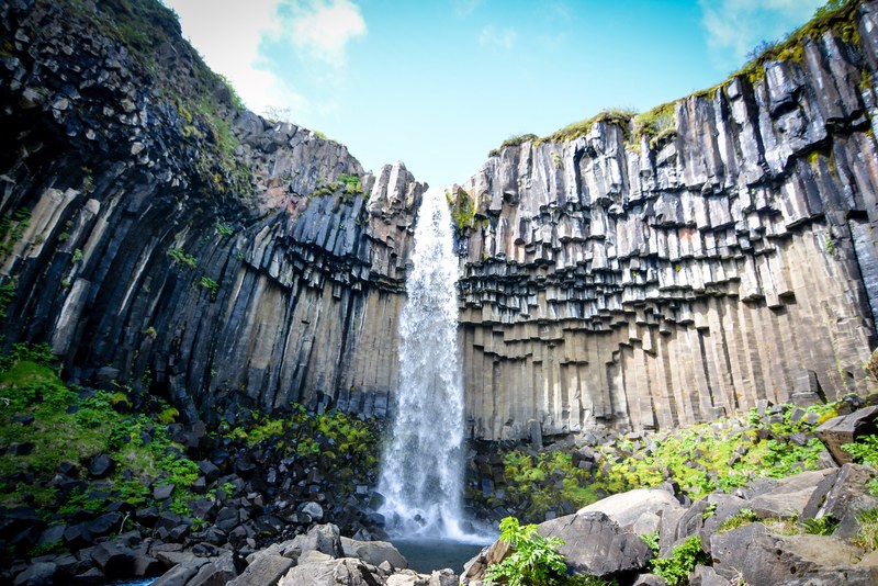 Wallpaper ID: 282091 / basalt svartifoss iceland and waterfall hd 4k ...