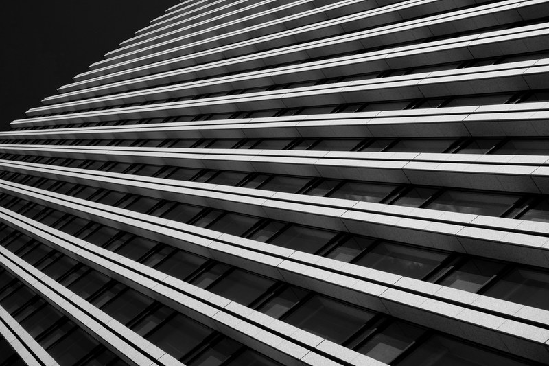 building balcony apartment building and parallel 4k