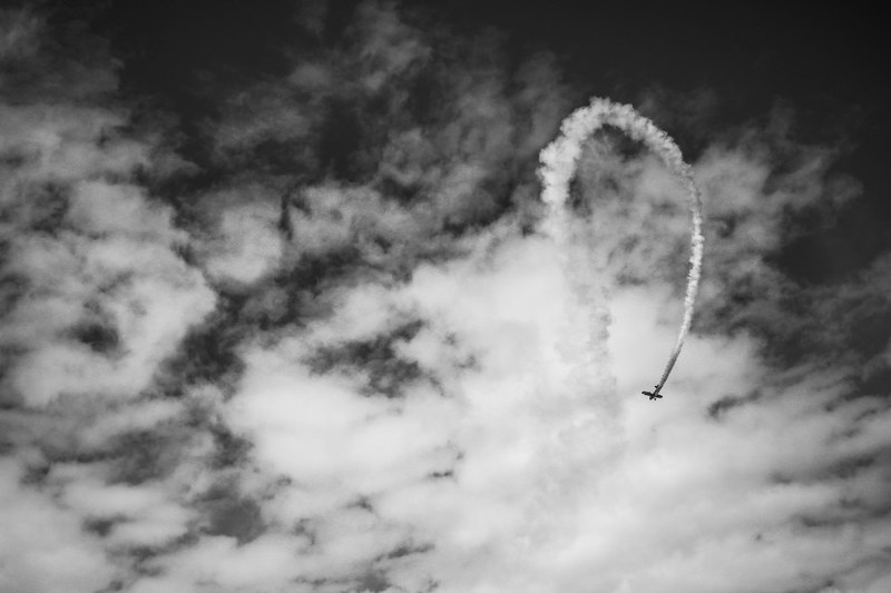 plane sky cloud and jet trail 4k