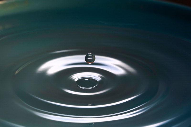 water water droplet drop and circle 4k