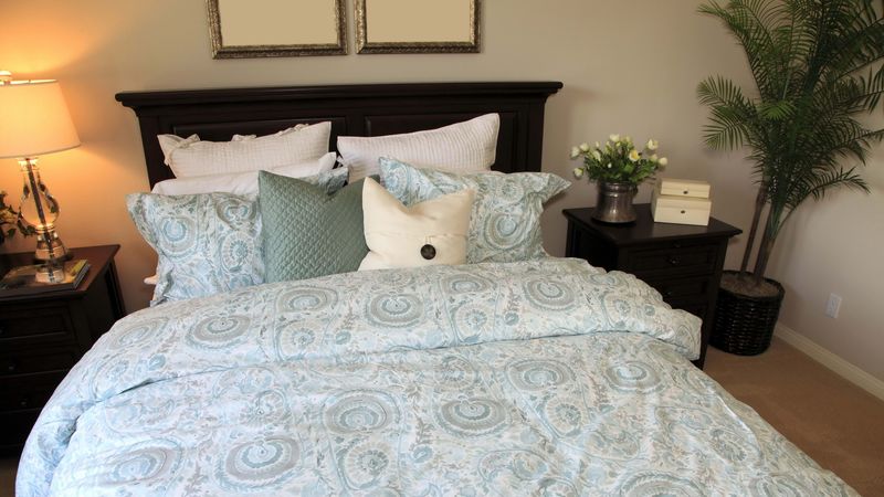bed, bedroom, style, 4k