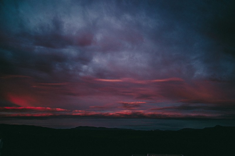 burning sky 4k
