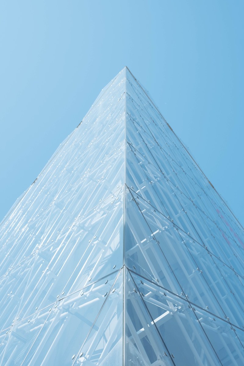 glass building in copenhagen denmark 4k