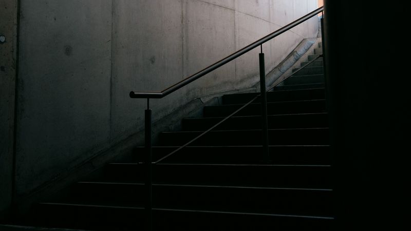 staircase, room, tunnel, 4k