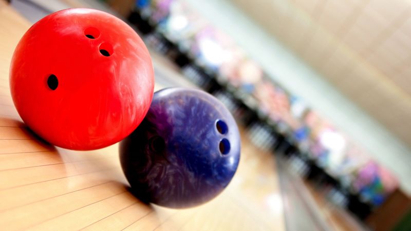 balls, bowling, game, 4k
