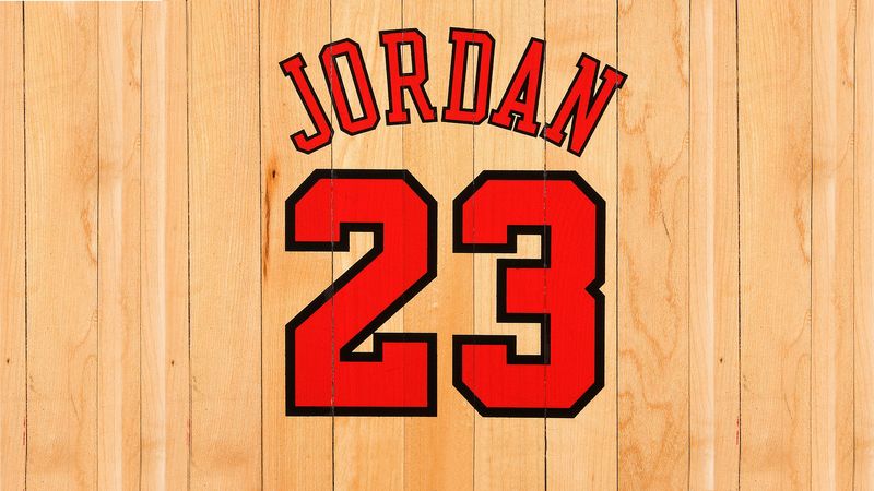 michael jordan, chicago bulls, number, name, nba, basketball, boards, 4k