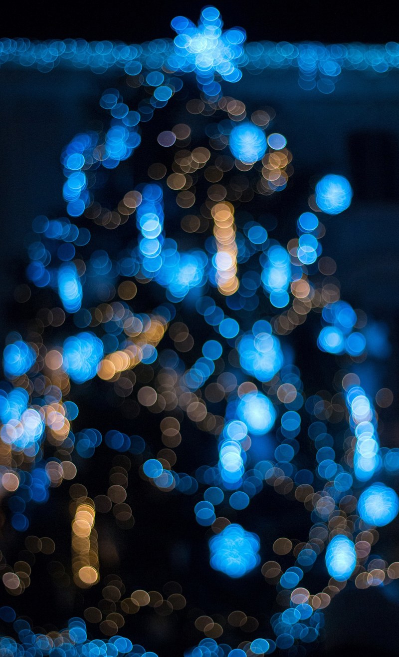 lights christmas tree christmas and bokeh hd, 4k