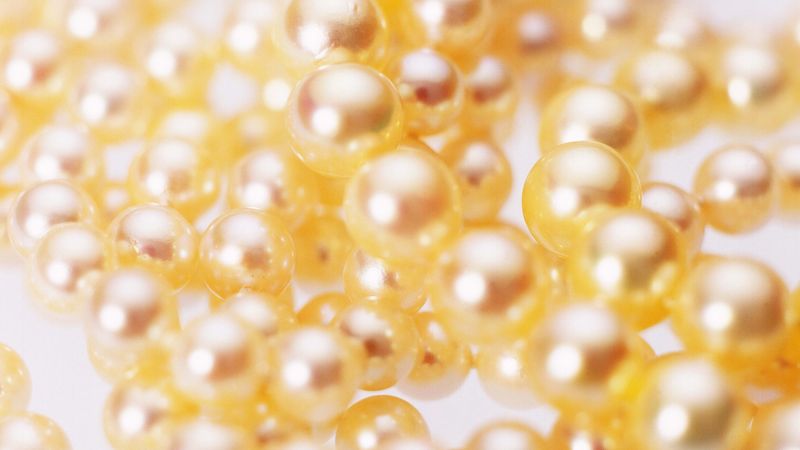 pearls, background, beads, 4k