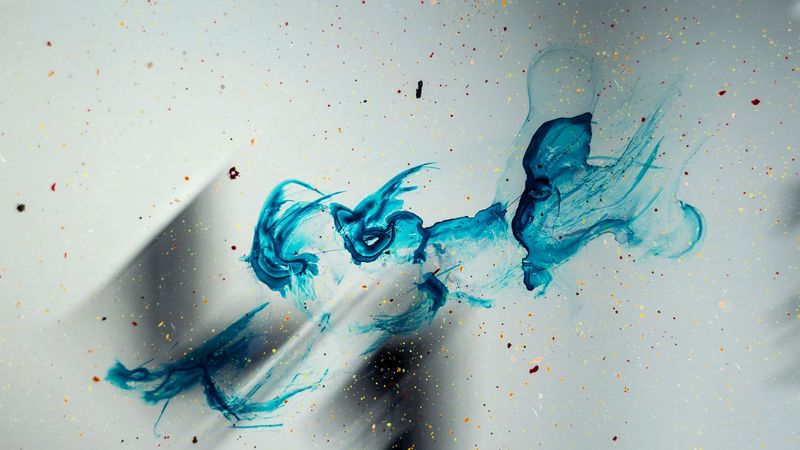 abstraction, stains, paint, splashes, 4k