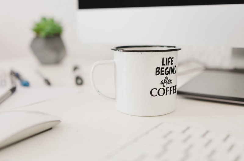 life begins after coffee 4k