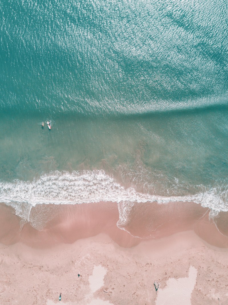 beach wave 4k