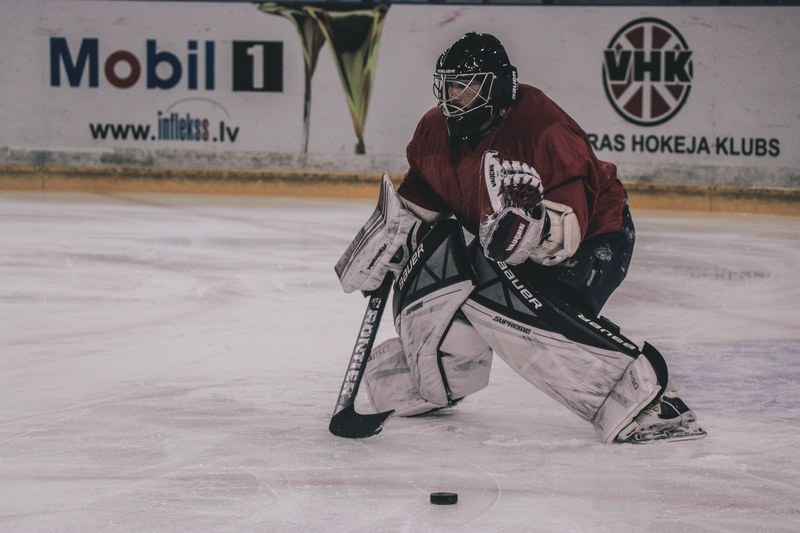 sport ice rink and hockey 4k