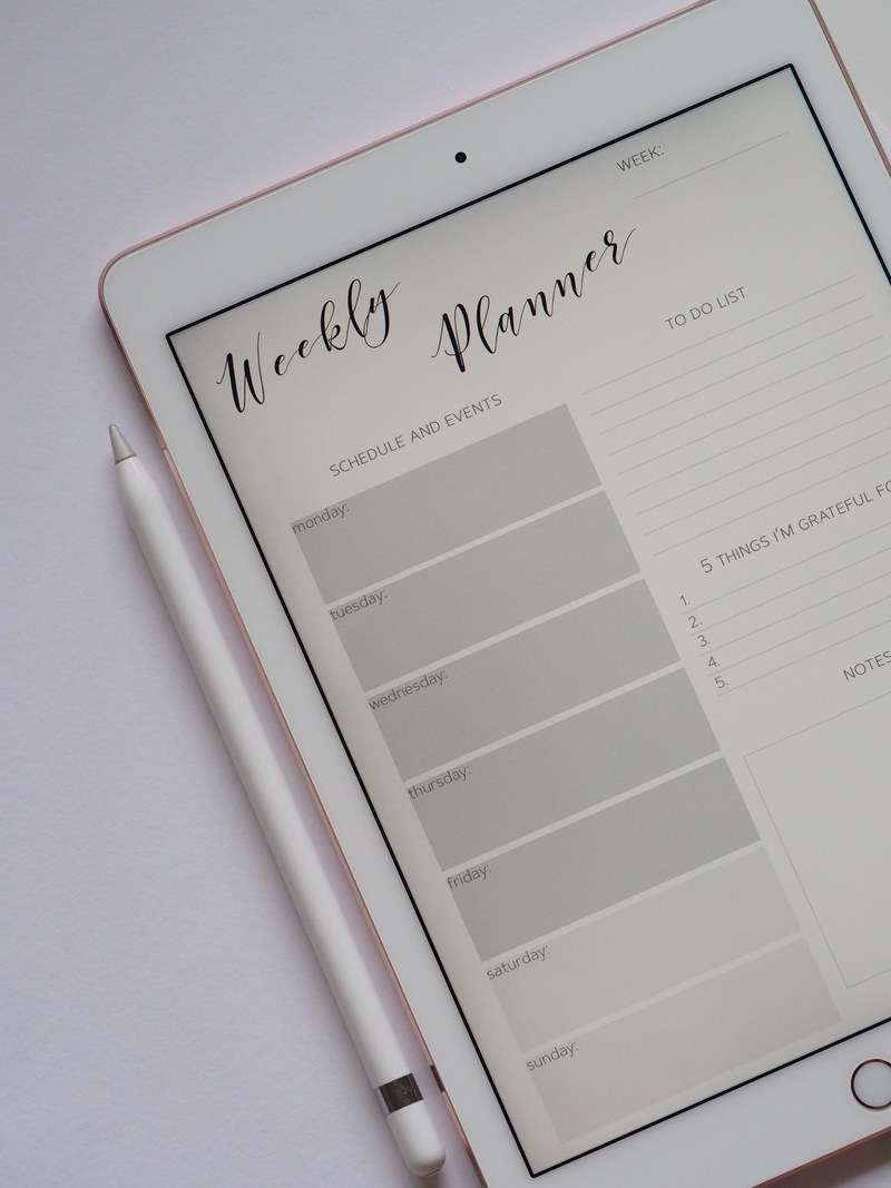 ipad tablet planner and diary hd, 4k