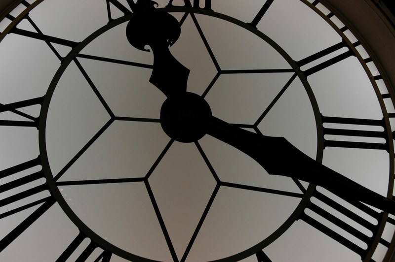 clock clock face clock hand and roman numeral 4k