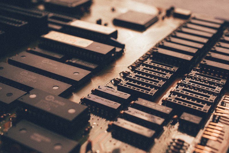 tech computer electronic and board 4k