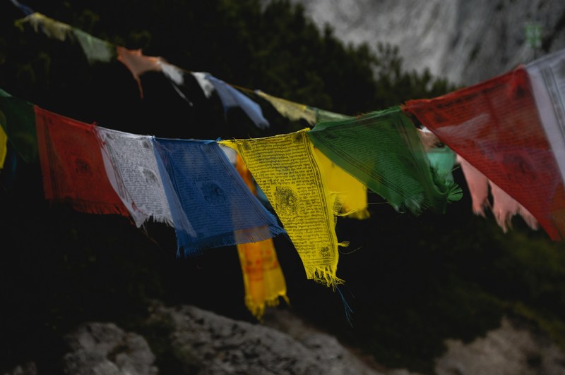 tibet flags 4k