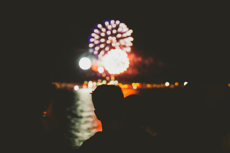 national day 14th july 2017 saint malo fireworks 4k