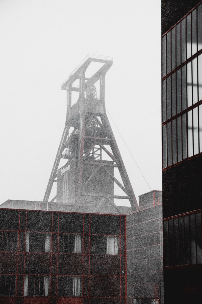 structure mine snow and snowing hd, 4k