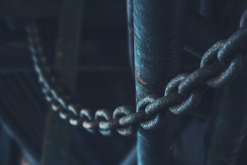 chains chain link metal and steel 4k