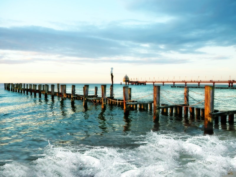 zingst darß baltic sea beach sea coast mood 4k