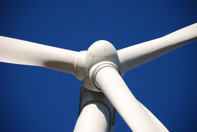 windmill wind wind turbine electric power 4k