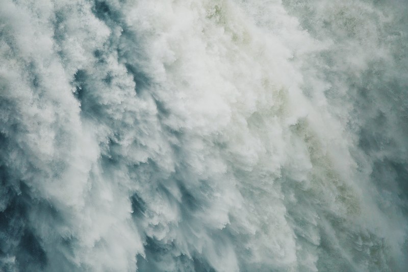 waterfalls water gushing falling streaming rivers 4k