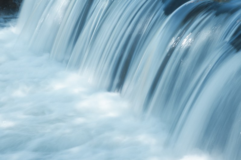 waterfall water level movement dynamics water 4k