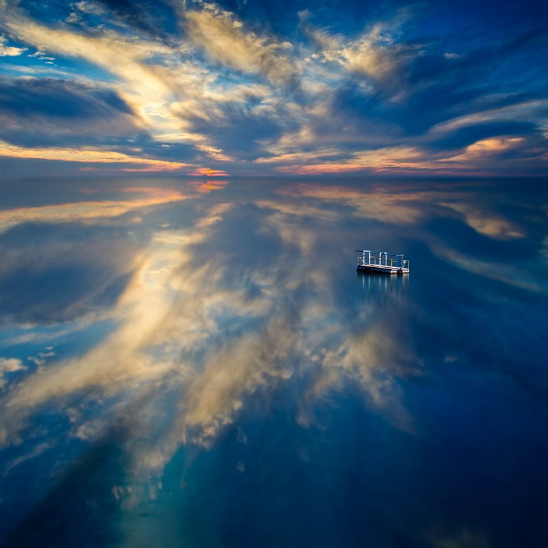 water reflections waterscape seascape peaceful 4k