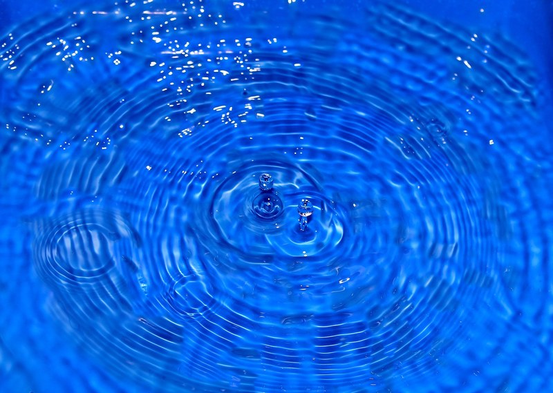 water wave drip liquid drop of water about 4k