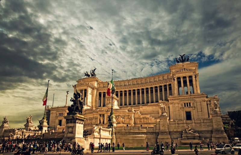 vittorio emanuele monument rome rome palace 4k
