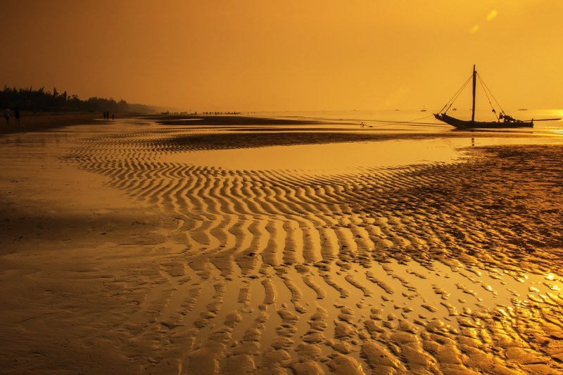 vietnam beach dawn som son beach thanh hoa sunrise 4k