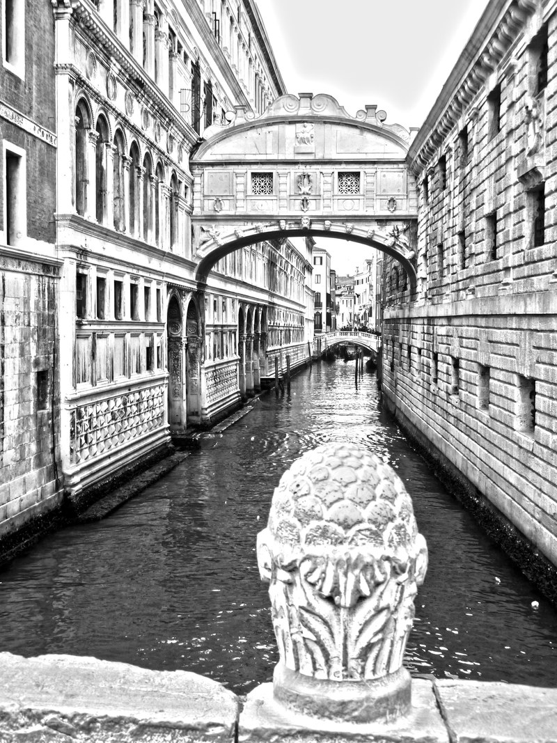 venice bridge of sighs bridge water channel 4k