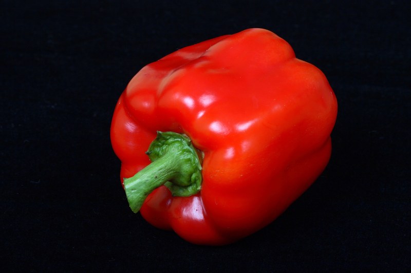 vegetable red sweet pepper 4k