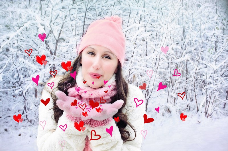 valentines day valentine hearts blowing kisses 4k
