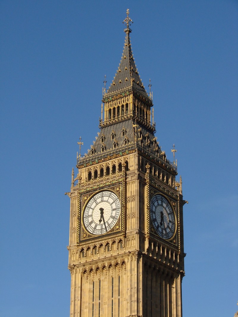 united kingdom clock clock tower london england 4k