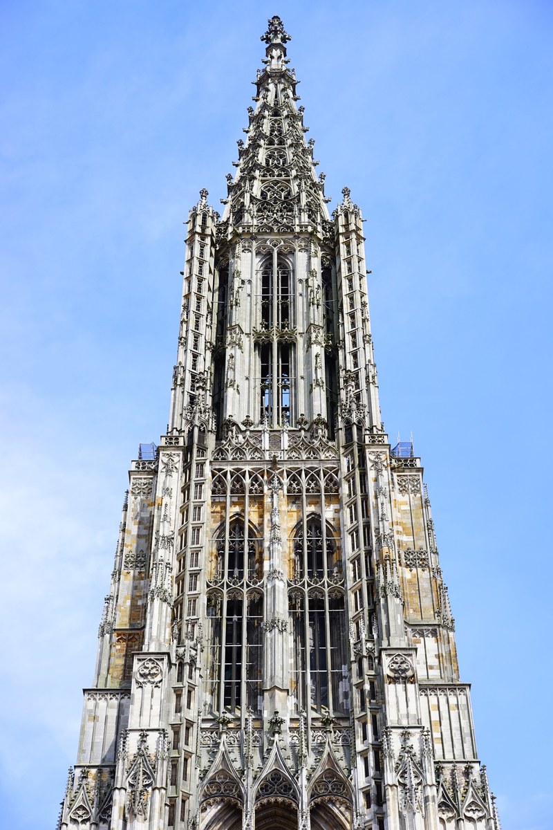 ulm cathedral münster ulm building facade front 4k
