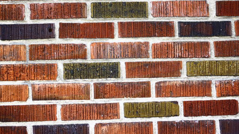 wall, bricks, background, spotted, 4k