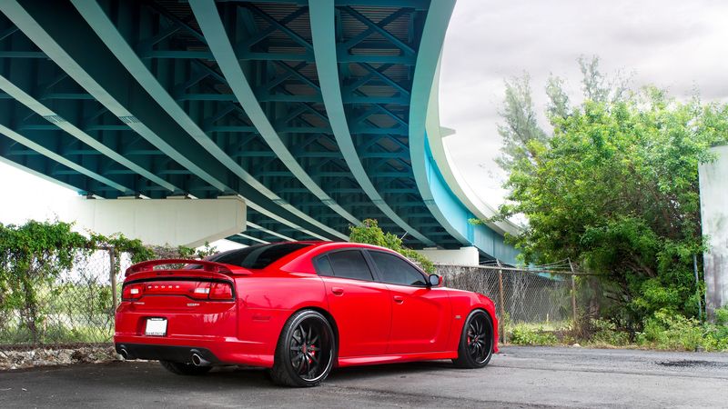 srt8, car, dodge, tuning, charger, 4k
