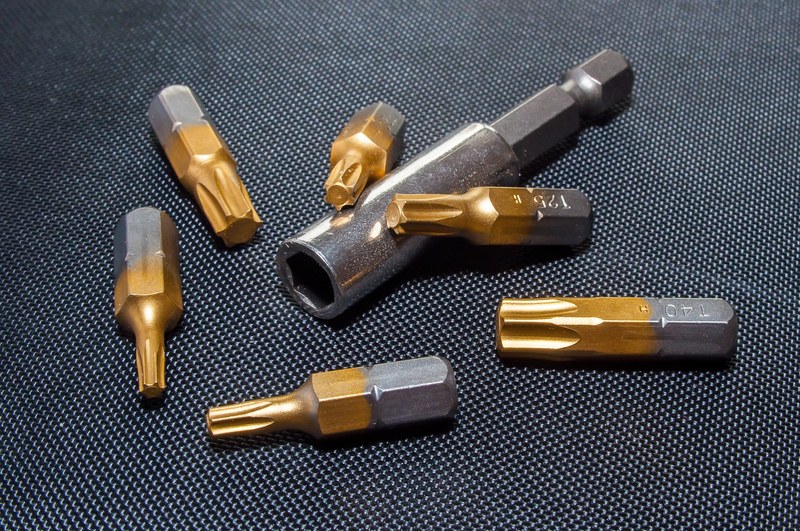 torx bits metal iron tool screwdriver tools work 4k