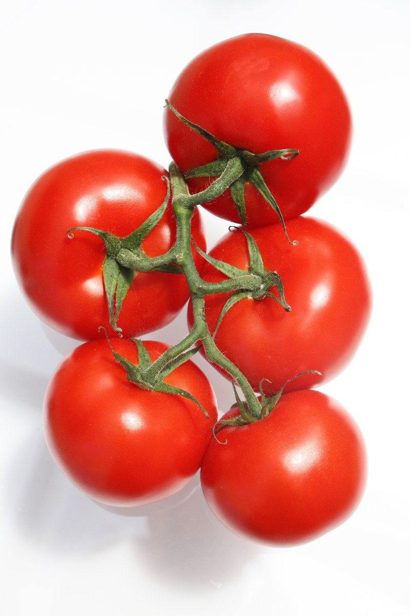 tomato bunch mature red food natural organic 4k