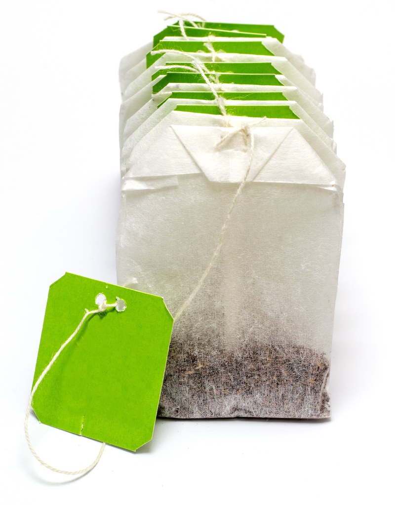 teabag tea label drink natural green 4k