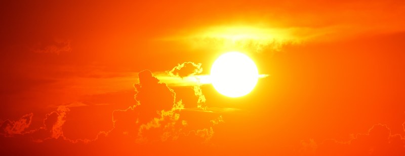 sunset evening romantic sun afterglow dusk 4k