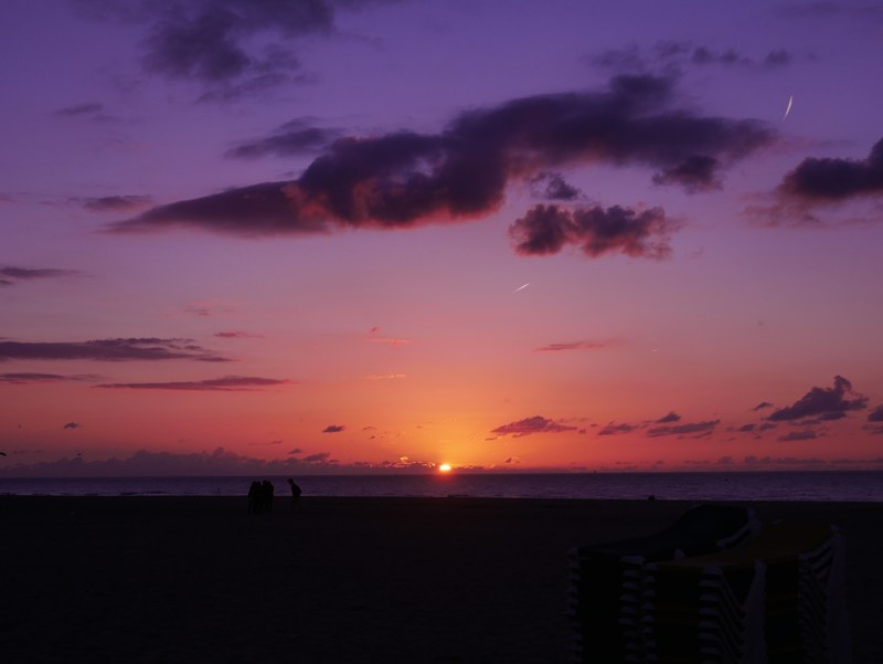 sunset sun colorful sunset setting sun brand 4k