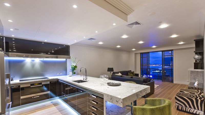interior, design, style, town, city apartment, bathroom, kitchen, 4k