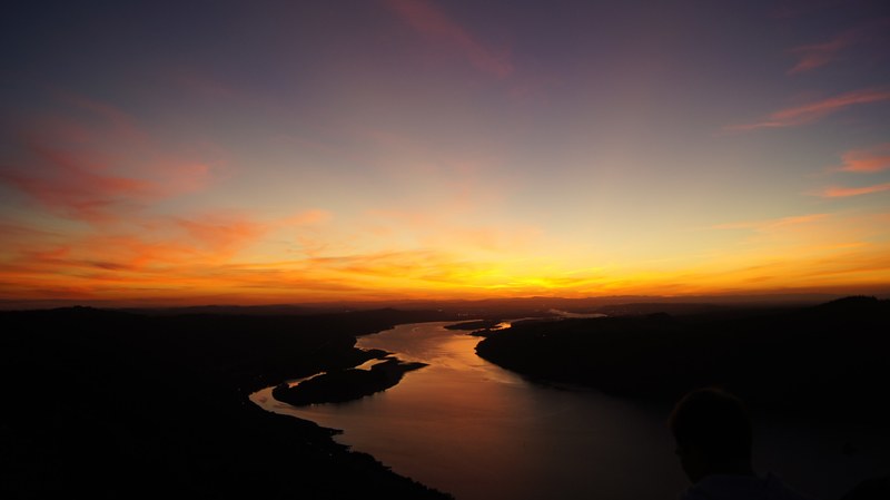 sunset scenery landscape nature plain oregon 4k