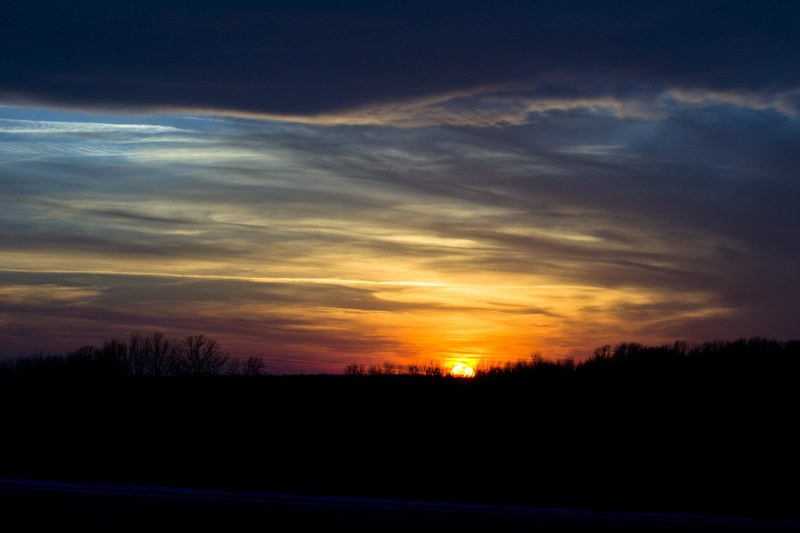 sunset sky storm clouds evening dusk travel 4k